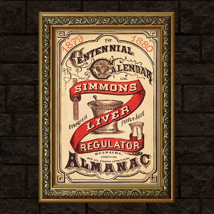 Vintage Liver Regulator Advertising Poster