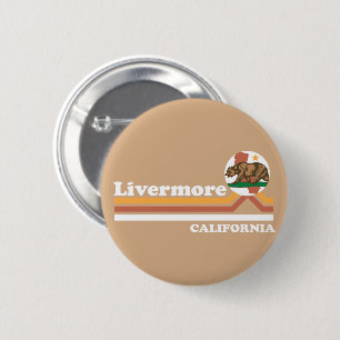 Vintage Livermore California 6 Cm Round Badge