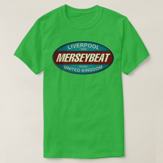 Vintage Liverpool 1960 Merseybeat UK T-Shirt (Design Front)