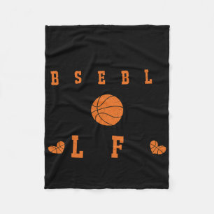Vintage Livin' That Sketll Mom Life Sketll Game Da Fleece Blanket