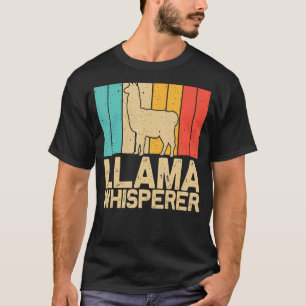 Vintage Llama For Men Women Kids Boys Girls Alpaca T-Shirt