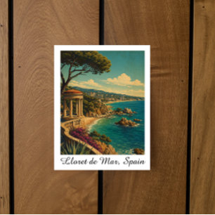 Vintage Lloret de Mar Spain Travel Summer Postcard