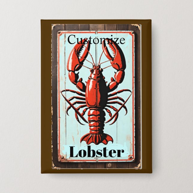 Vintage Lobster Sign Thunder_Cove (Front)