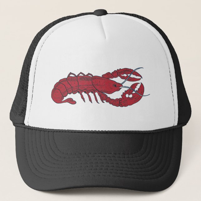 Vintage Lobster Trucker Hat (Front)