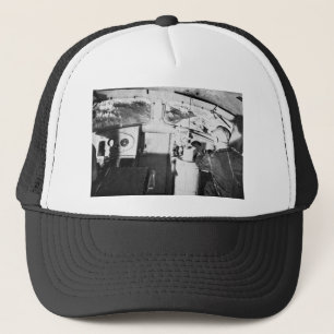 Vintage Locomotive Engineer Inside the Cab Trucker Hat