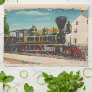 Vintage Locomotive Glenbrook Kitchen Towel