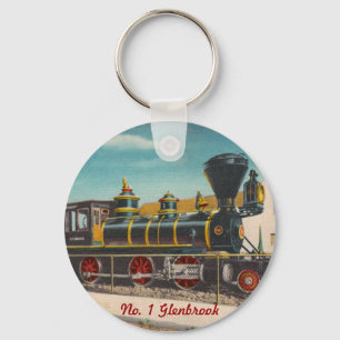 Vintage Locomotive Keychain
