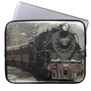 Vintage Locomotive Laptop Sleeve