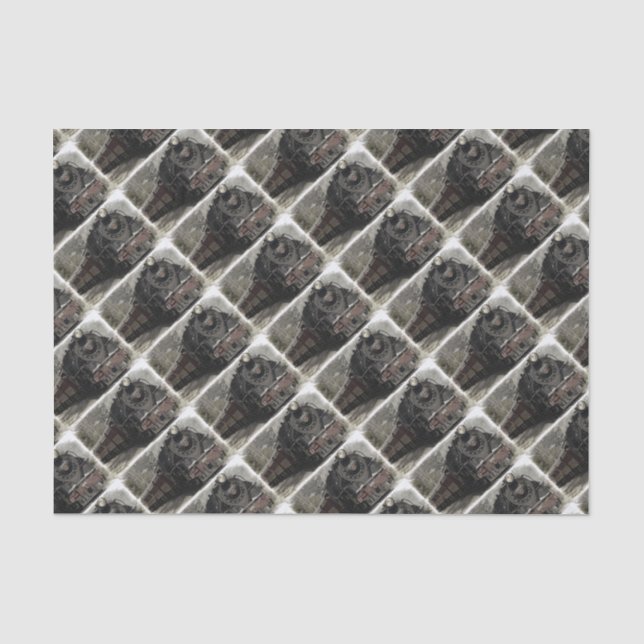 Vintage Locomotive Tissue Paper (Front)