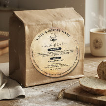 Vintage logo cottage food law labels