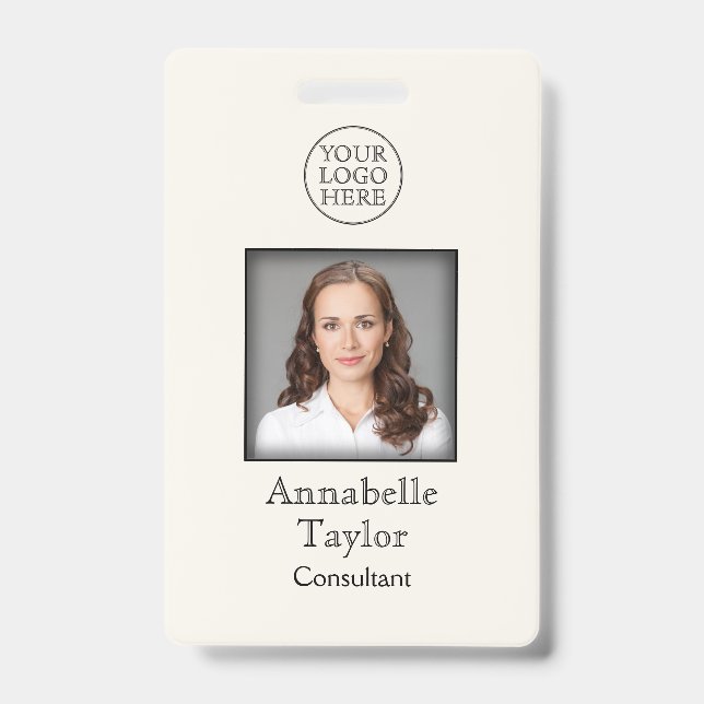 Vintage Logo ID Badge (Front)