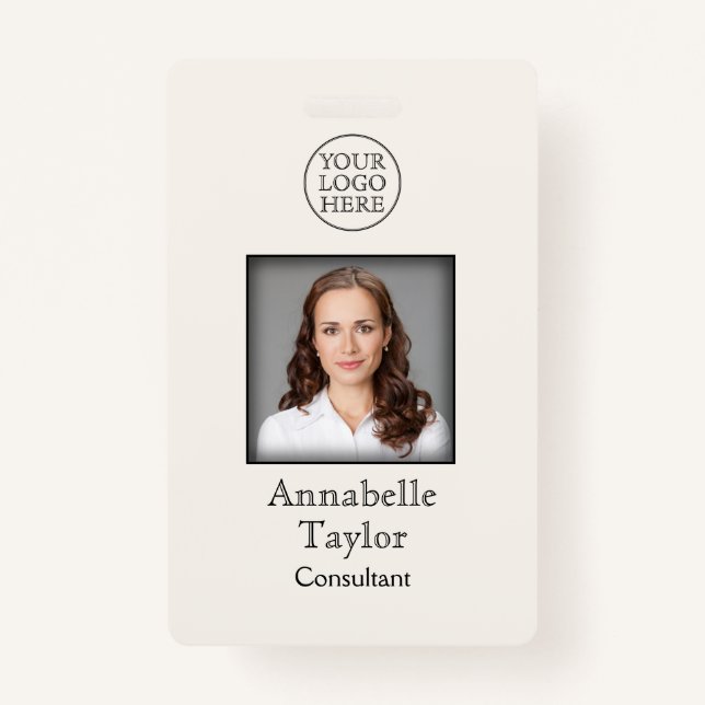 Vintage Logo ID Badge (Front)