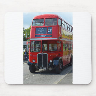 Vintage London Bus Mouse Pad