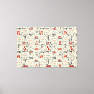 Vintage London Canvas Print