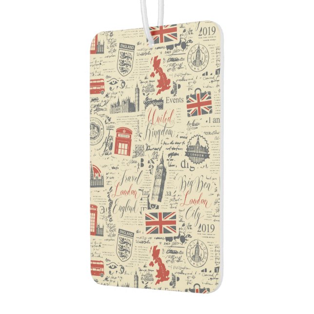 Vintage London Car Freshener (Left)