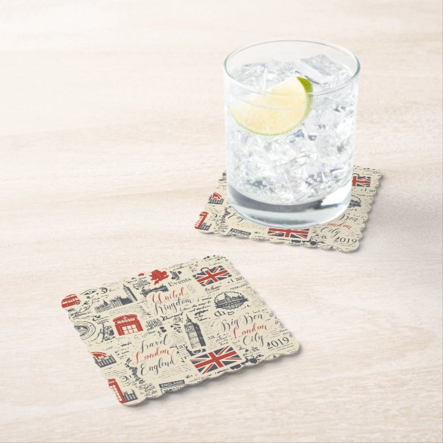 Vintage London Coasters (Insitu)