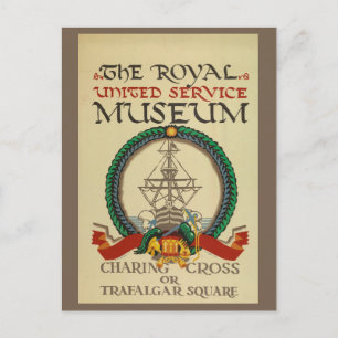 Vintage London England British Museum Travel Postcard