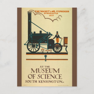 Vintage London England British Science Travel Postcard