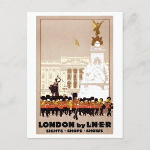 Vintage London England British Tourism Travel Postcard