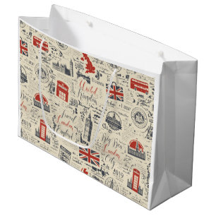 Vintage London Gift Bag