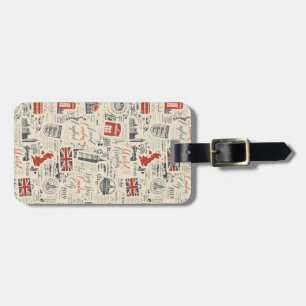 Vintage London Luggage Tag