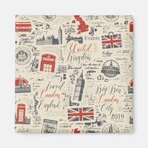 Vintage London Magnet