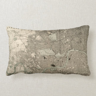 Vintage London Map Pillow
