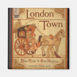 Vintage - London Town Magnet