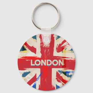 Vintage London Union Poster Key Ring