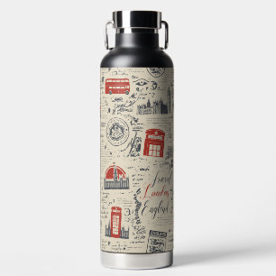 Vintage London Water Bottle
