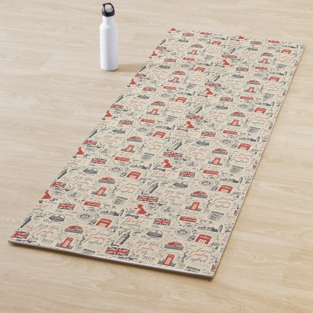 Vintage London Yoga Mat (In Situ)