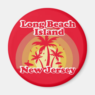 Vintage Long Beach Island New Jersey Magnet