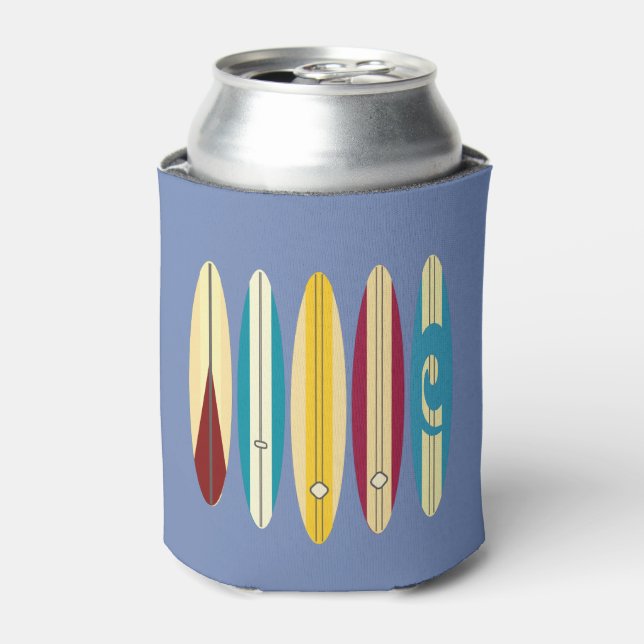 Vintage Longboards Can Cooler (Can Front)