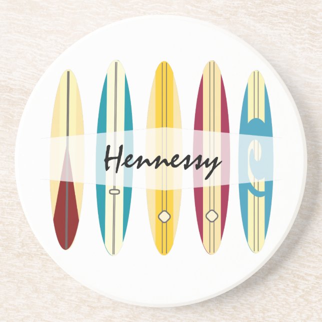 Vintage Longboards Coaster (Front)