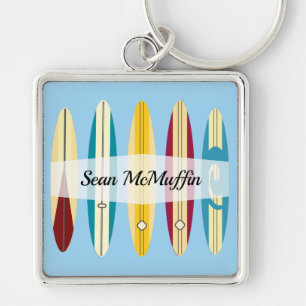 Vintage Longboards Key Ring