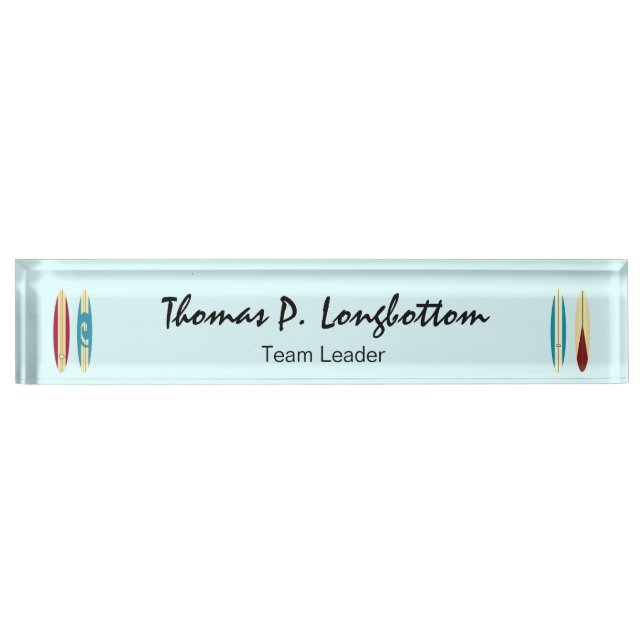 Vintage Longboards Nameplate (Front)