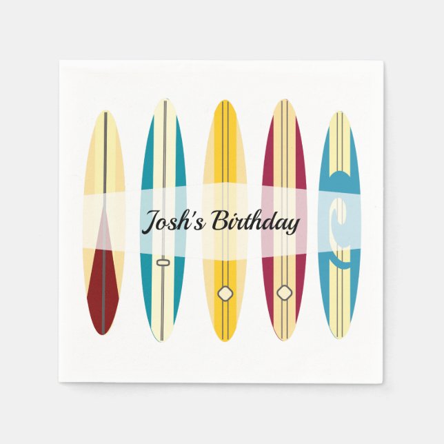 Vintage Longboards Napkin (Front)