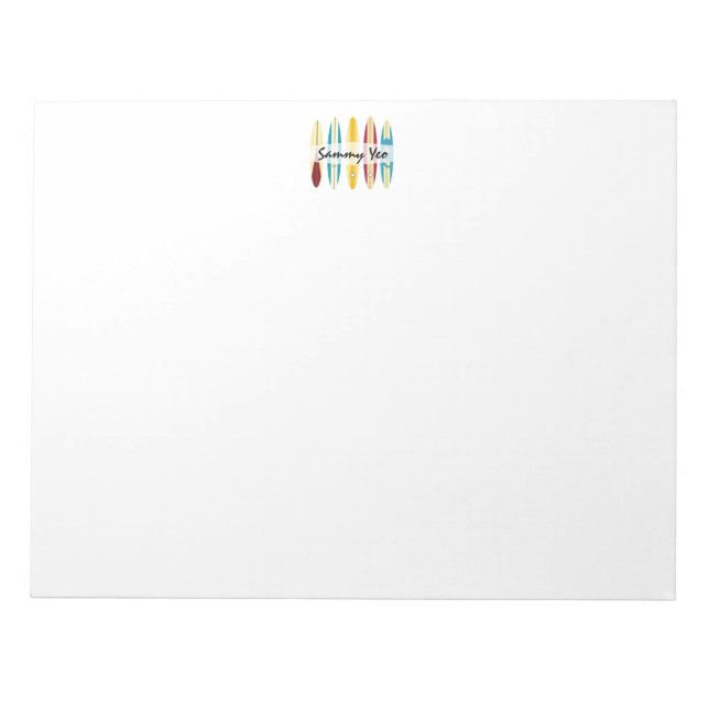 Vintage Longboards Notepad (Front)