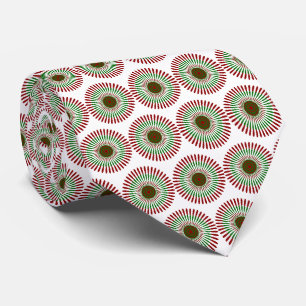 Vintage-look 1970s Christmas Snowflake Tie