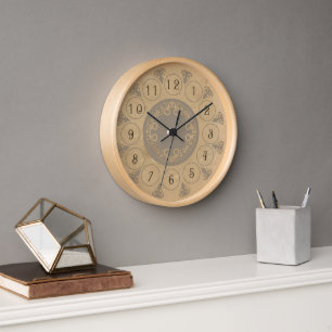 Vintage Look Art Nouveau Clock