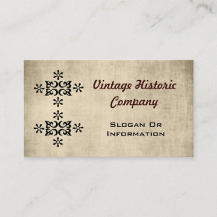 Vintage Look Designer Business Cards