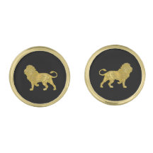 Vintage Look Gold Lion