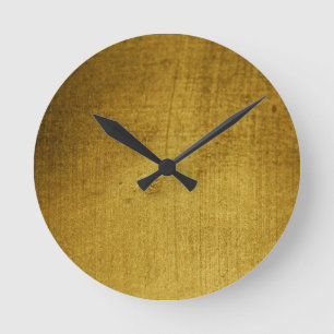 Vintage-Look gold used Round Clock