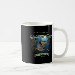 Vintage Look Rainbow Trout Fishing Gifts  Coffee Mug