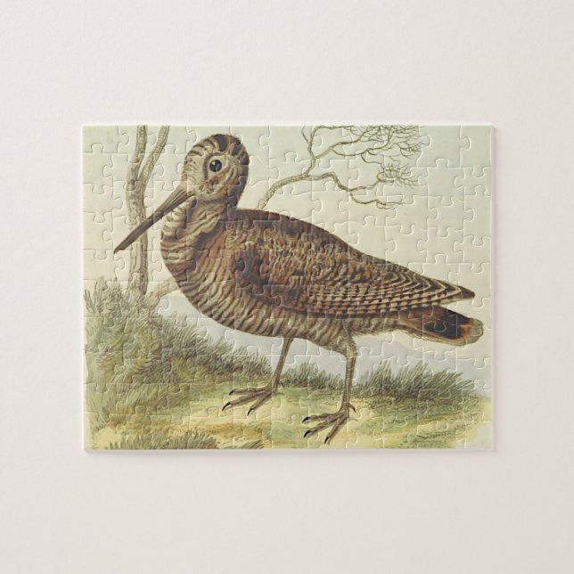 Vintage Look Standing Bird Puzzle (Horizontal)