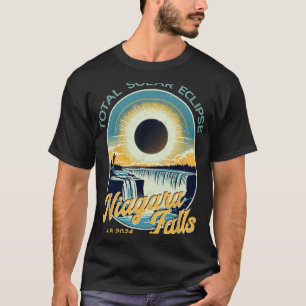 Vintage Look Total Solar Eclipse Niagara Falls T-Shirt