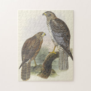 Vintage Look, Two Birds Puzzle