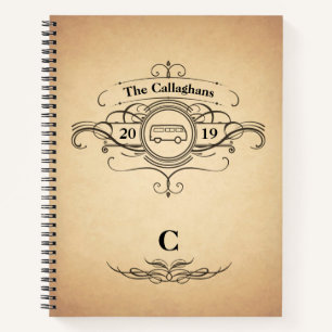 Vintage Look Van Travel Journal
