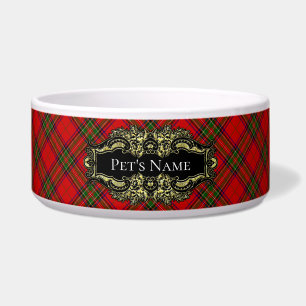 Vintage Look Victorian Style Label and Tartan
