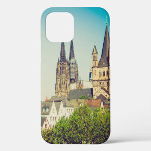 Vintage looking Koelner Dom Cologne Cathedral in K iPhone 12 Case